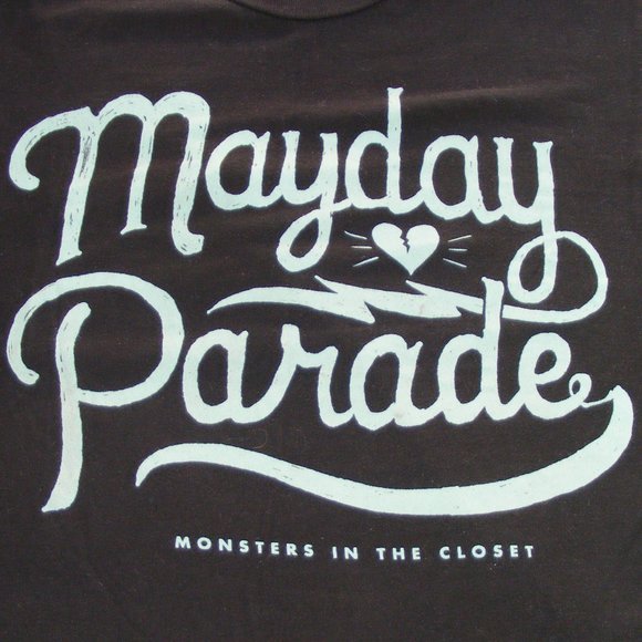 MAYDAY PARADE Tshirt, L, Band, Monsters In the Closet, Black, Concert/Band Black - Picture 2 of 8